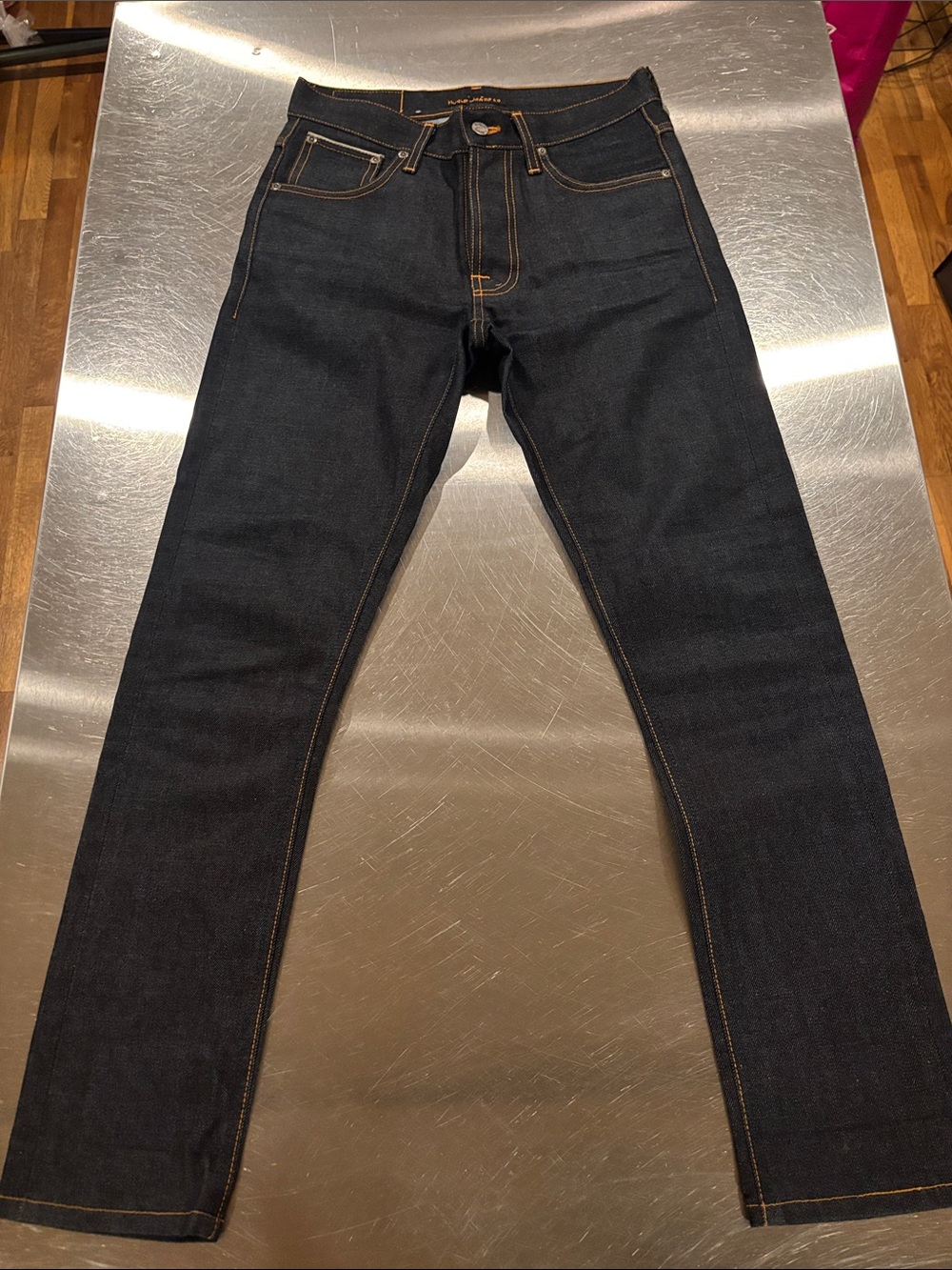 Nudie Jeans Raw Dark Indigo Slim Jeans